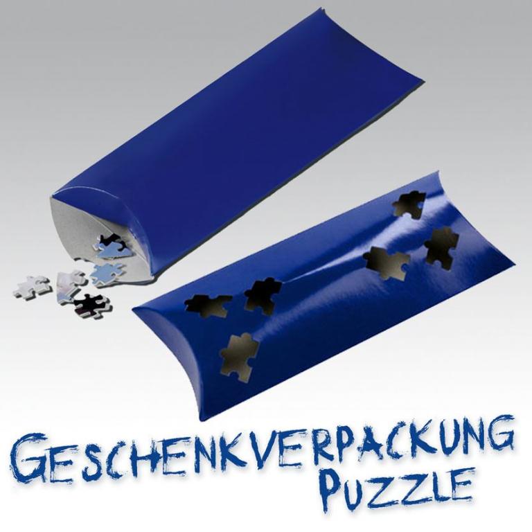 Geschenkebox puzzle blau