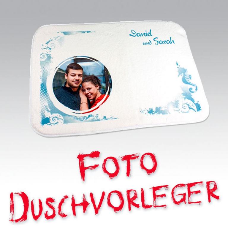 Duschvorleger mit Gummirückseite