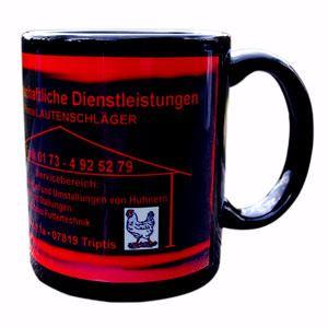 Fototasse schwarz