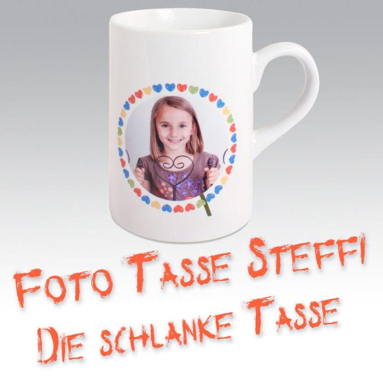 Fototasse Steffi – die schlanke Tasse