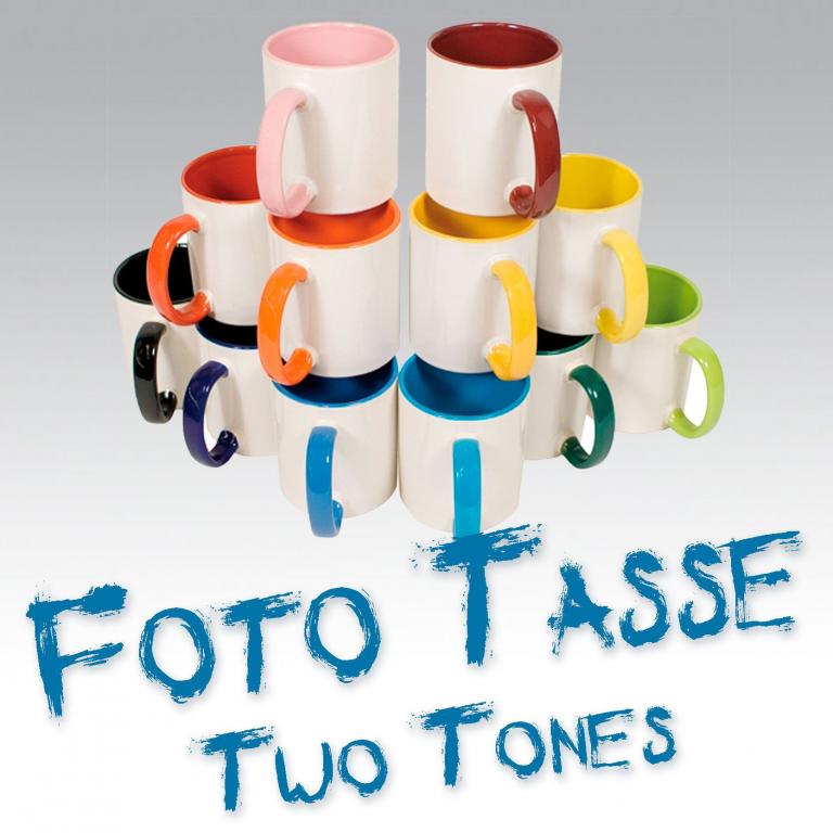 Fototasse Two Tones